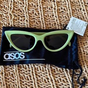 ASOS green sunnies never worn